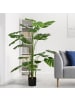 HOMCOM Künstliche Pflanze-Ø20 x 180H cm-Grün
