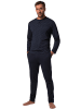 JP1880 Langer Schlafanzug in navy blau