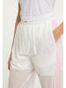 myMO ATHLSR Damen Jogginghose in Weiss Rosa