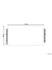 Beliani Geflochtener Teppich DIVARLI in Beige/Schwarz - (W) 80 x (H) 1.5 x (L) 150 cm
