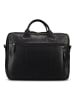 Jost Glasgow Aktentasche Leder 40 cm Laptopfach black