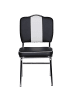 KADIMA DESIGN Esszimmerstuhl American Diner 50er Jahre Retro in Schwarz