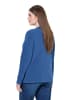 Ulla Popken Strickjacke in jeans blau