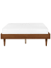 Beliani 4-tlg Doppelbett TOUCY in Braun