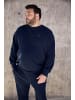 Men Plus Sweatshirt in dunkel marine