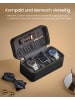 SONGMICS HOME Uhrenbox Bridie in Schwarz - (B)20 x (H)9 x (T)10 cm