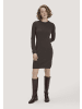 Hessnatur Hessnatur Strickkleid Regular aus Bio-Schurwolle mit Cashmere in kakao braun