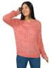 Gina Laura Pullover in orangerot