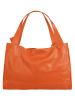Cluty Shopper echt Leder in orange