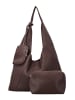 Usha Women Hobo Bag in Dark Brown