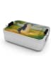 Mr. & Mrs. Panda Bentobox Pinguin mHerzieren Design ohne Spruch in Weiß