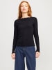 JJXX Langarm-T-Shirt in Black