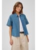 My Essential Wardrobe Jeanshemd Denim Baggy fit in Medium Blue Wash