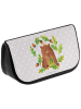 Mr. & Mrs. Panda Toiletry Bag Bär König ohne Spruch in Grau Pastell