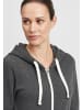 Oxmo Kapuzensweatjacke in grau