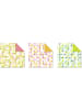 Buntpapierfabrik Ludwig Bähr Faltblätter Fancy Paper 80g/qm 20x20cm 15 Designs Packung mit 300 B...