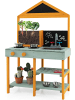 COSTWAY Matschküche Kinder Outdoor 69 x 36 x 110 cm in Hellgrün