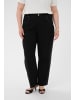 KAFFE curve Casual Hose KCbrenn Loose fit in Washed Black Twill