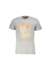 cavalli CLASS Graues Baumwoll-T-Shirt