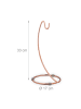 relaxdays Bananenhalter in Kupfer - (H)33 x Ø 17 cm