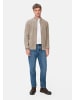 Camel Active Kernige Strickjacke aus Baumwollgemisch in Beige