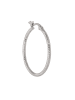 myMo at night Women Hoop Earrings in Silver