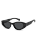 Polaroid Frauen Sonnenbrille Katzenauge Schwarz