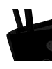 Mr. & Mrs. Panda Laptoptasche Maus Stricken mit Spruch in Schwarz