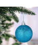 relaxdays 100-tlg. Weihnachtskugeln Set in Türkis