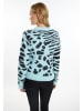 myMo Damen Strick Pullover in Lagune Minze