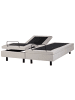 Beliani Doppelbett DUKE in Beige/Schwarz - (W) 180 x (H) 37 x (L) 200 cm