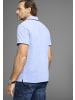 H.I.S. Poloshirt in blau mel.