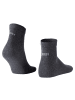 JOOP! Socken 2er Pack in Anthrazit meliert