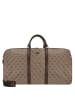 Guess Milano Weekender - Reisetasche 55 cm (beige/brown/blue) in beige/brown/blue