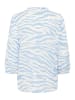Kaffe Bluse langarm KAedita Regular fit in Soft Chambray / Chalk Graphic