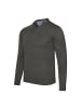 Cappuccino Italia Pullover Salerno in Grau