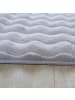 KADIMA DESIGN Teppich Waschbar Hochflor Uni Polyester Wohnzimmer in Silber