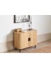 Beliani Sideboard BRADLEY in Braun/Schwarz - (W) 80 x (H) 60 x (L) 40 cm