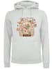 F4NT4STIC Hoodie Feeling Christmas in the bones in grau meliert