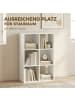 HOMCOM Bücherregal in Weiß 61,5L x 29,5B x 91,5H cm