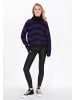 myMo ROCKS Women Sweater in black purple
