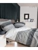 Janine Feinbiber Baumwoll Bettwäsche Davos in platin graphit