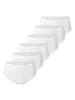 Schiesser Slip 6er Pack in Weiß