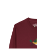 wat? Apparel Sweatshirt Vogel in Weinrot
