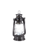 relaxdays Sturmlaterne LED in Schwarz - (B)15 x (H)24 x (T)11,5 cm