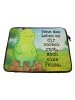 Mr. & Mrs. Panda Laptoptasche Schildkröte Pause Design mit Spruch in Weiß