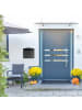 relaxdays Briefkasten in Schwarz- (B)41 x (H)37 x (T)16 cm