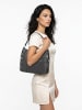 Samantha Look Handtasche echt Leder in grau