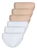 Nina von C. 6er Pack Damen Jazzpant in nude-weiss