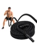 relaxdays Battle Rope in Schwarz - (L)1200 x Ø 5 cm